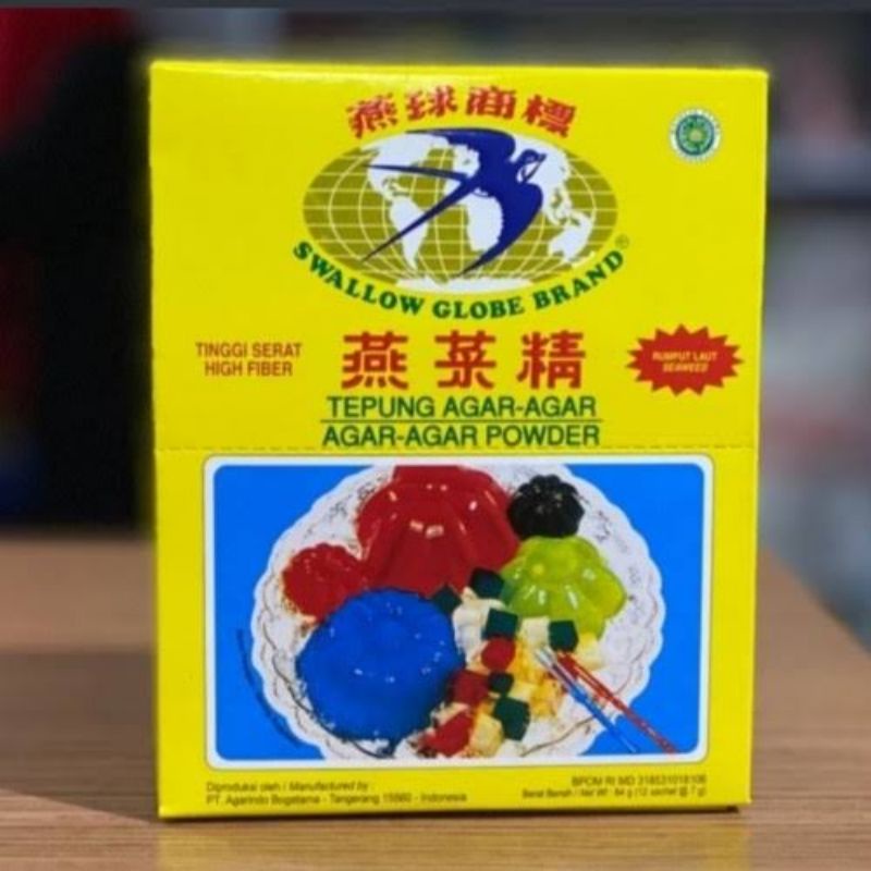 

Tepung Agar-Agar Swallow (Box)