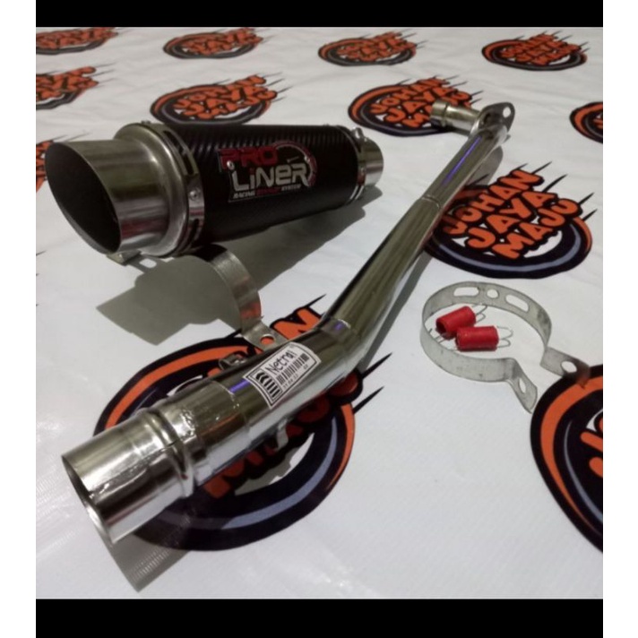 kenalpot proliner karbon jupiter supra 110 shogun 110