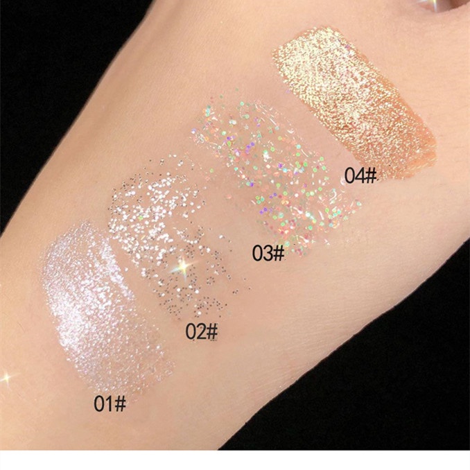 【 COD 】Eyeshadow glitter cair shimmer kosmetik mata Make up