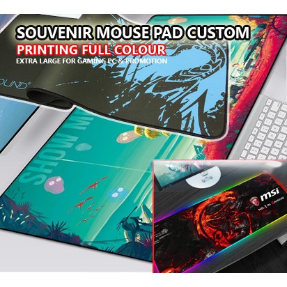PUSAT PEMBUATAN MOUSE PAD CUSTOM DI BANDUNG BERAGAM UKURAN & MODEL MOUSE PAD PROMOSI CUSTOM