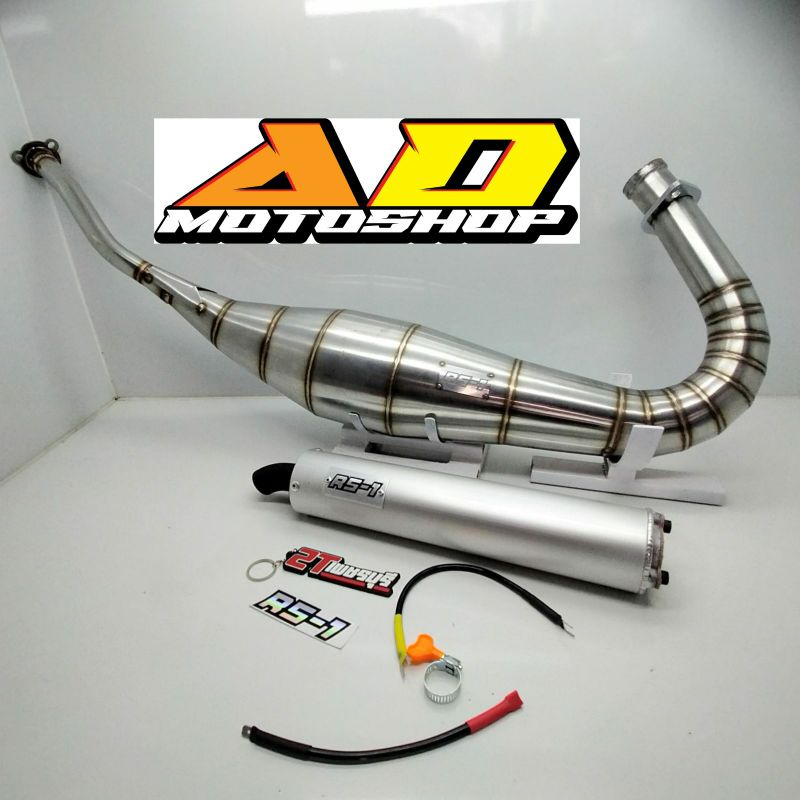 Knalpot Rs-1 Ninja R & RR Type 42 Step Std Stainles