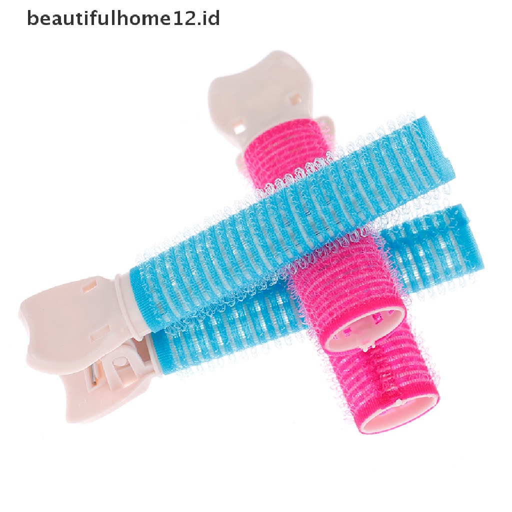 【beautifulhome12.id】 2Pcs Hair Curler Clip Self Grip Volume Hair Root Fluffy Clip Hair Curly  Clip .