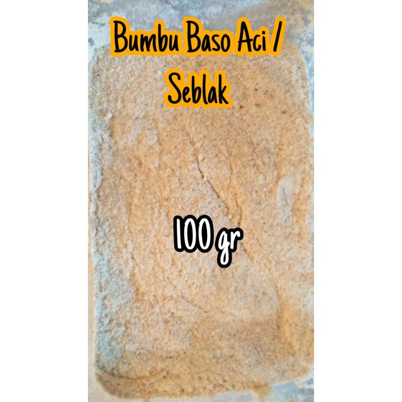 

BUMBU KUAH BASO ACI /SEBLAK 100gr | 50 gram