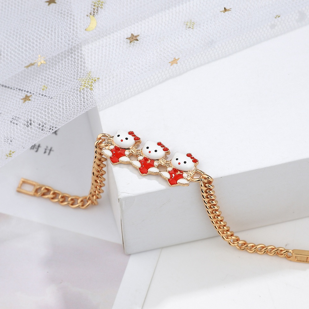 Set perhiasan anak titanium anti karat kalung  wanita anting dan gelang titanium wanita D441