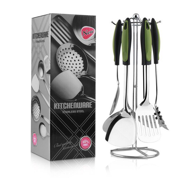 ALAT MASAK KITCHENWARE PERALATAN MASAK SENDOK SPATULA SET DAPUR ALAT MASAK SET SPATULA PENGOCOK SET