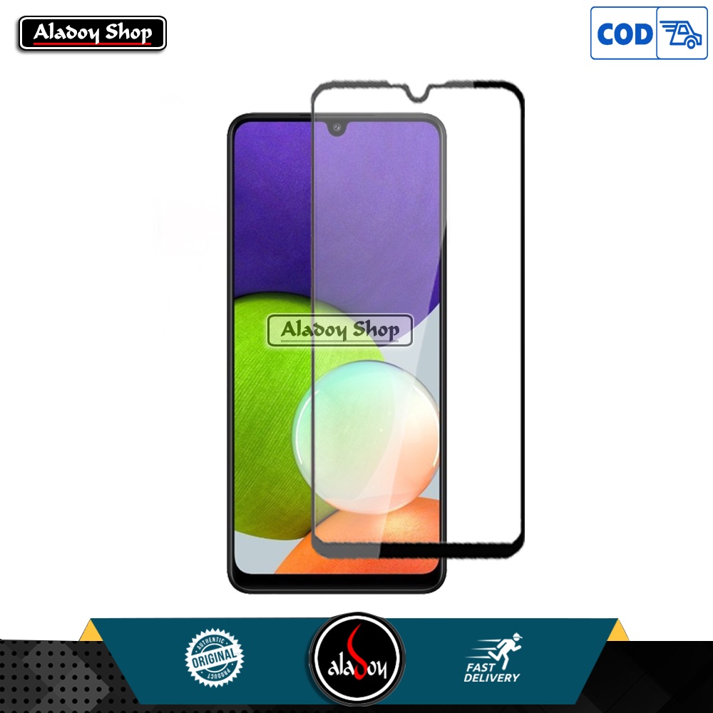 PAKET Case Samsung A22 4G 2021 Casing + Tempered Glass Layar + Skin Carbon