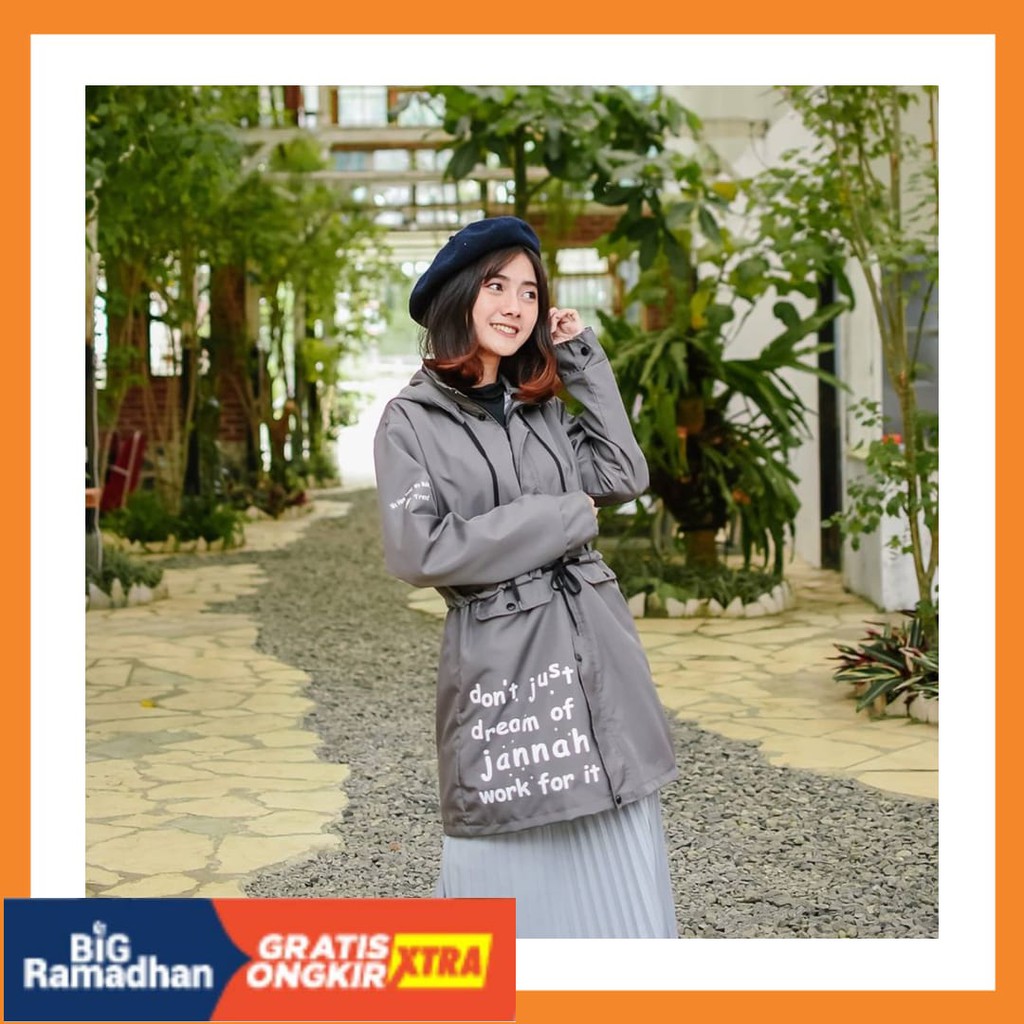 FASHION AHHA NEW RAPID BOLAK BALIK ORIGINAL/ Dream Jannah Jaket Wanita