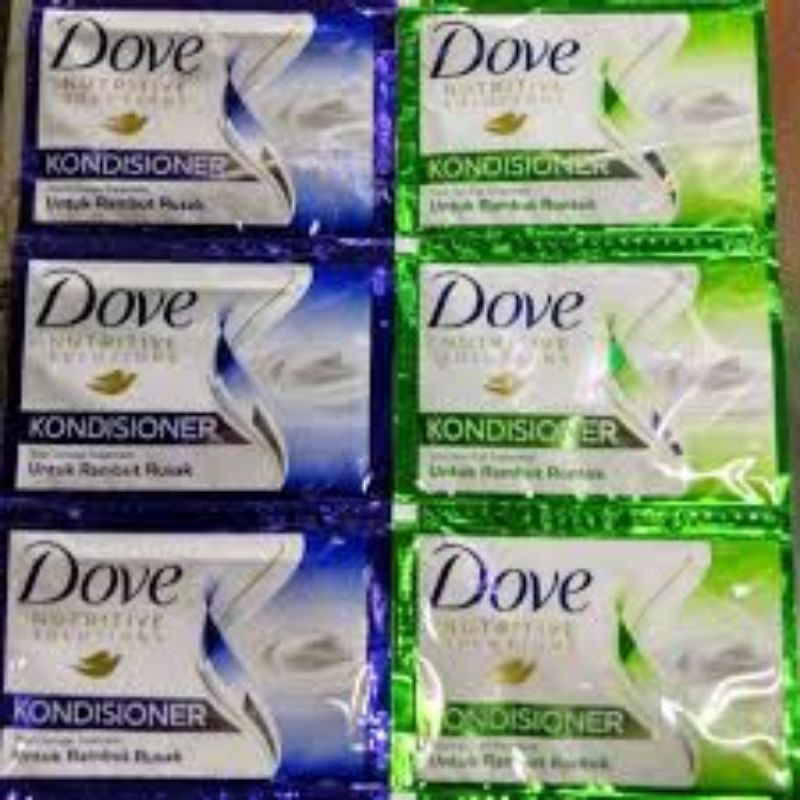 Dove Shampo 12 sachet x 9ml