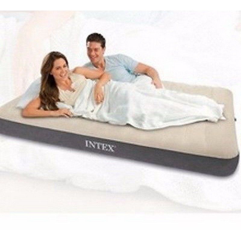 Kasur Queen Dura Beam Full Size Deluxe High Airbed Best Quality - INTEX  64703