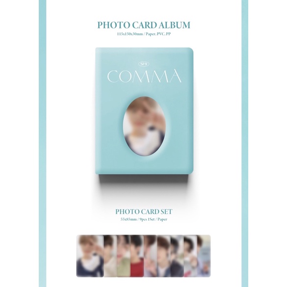 PO OFFICIAL SF9 Comma Photo card album