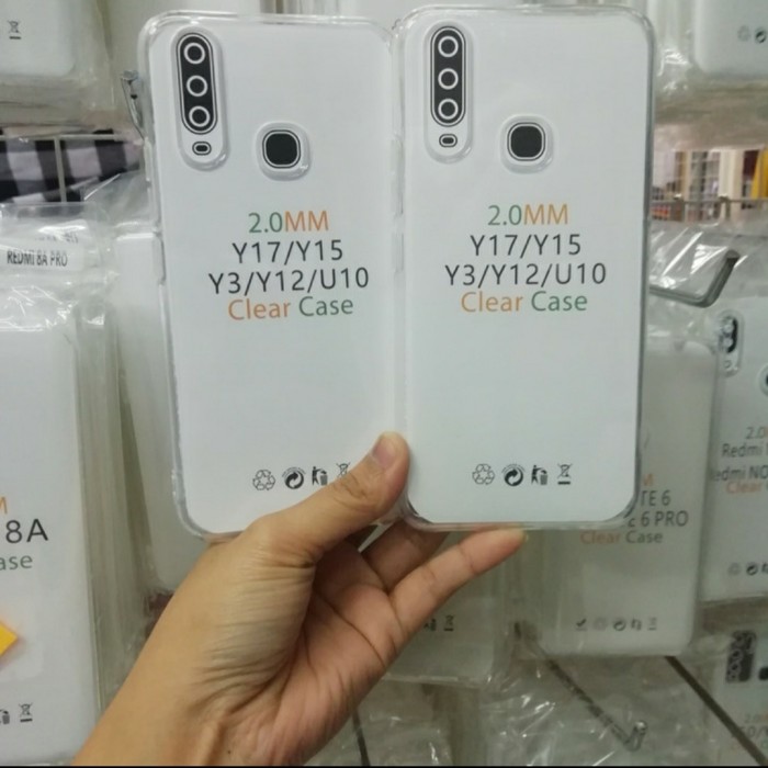 0RI Softcase Clear Case Silikon Kondom Case Bening Casing HP Vivo Y15