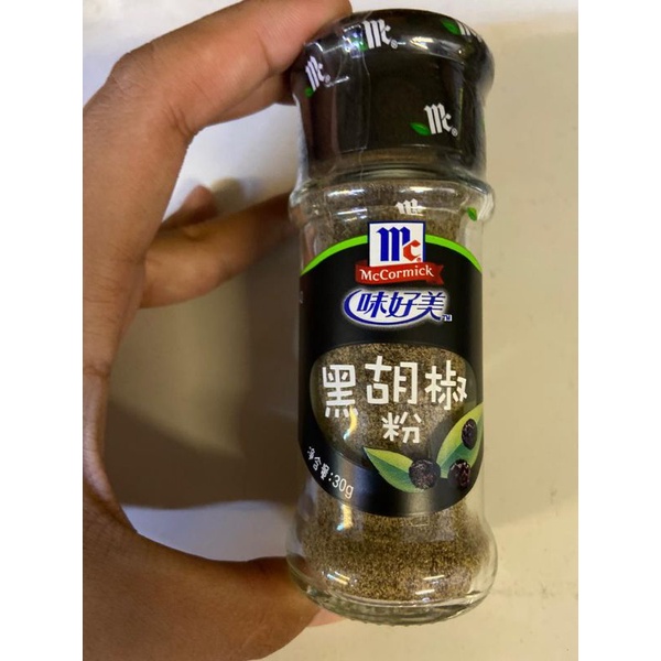 

Bubuk lada hitam hei hu jiao fen 黑胡椒粉 30gr / lada hitam / merica / lada