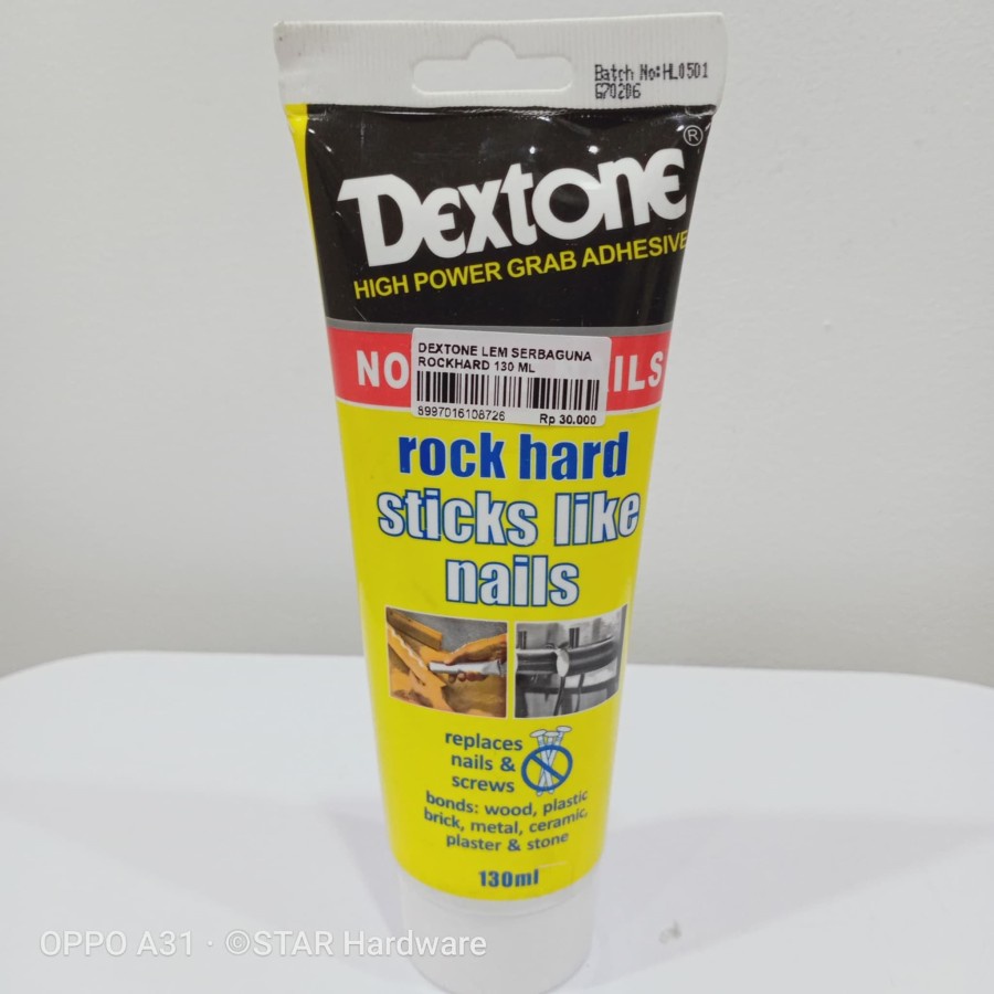 

Dextone No More Nails 130 mL Lem Konstruksi Serbaguna Segala Material