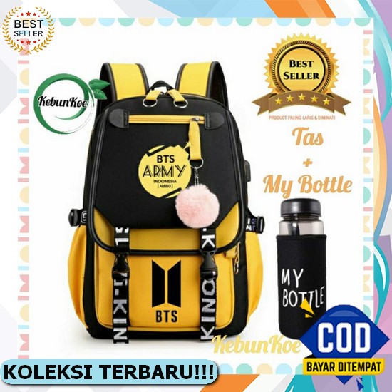 R015-Tas Sekolah Tas Ransel Anak Perempuan Tas Sekolah Anak Perempuan (Tas Import) Tas Backpack Wani