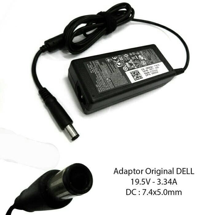 Adaptor Charger Original Dell 14-3421,19V 3.34A (7.4*5.0)