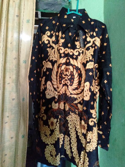 Baju Batik Gaun  Pesta Rizky Nazar Couple Gamis 2499 Aka Rahwana Gurita Aka Couple Masakini