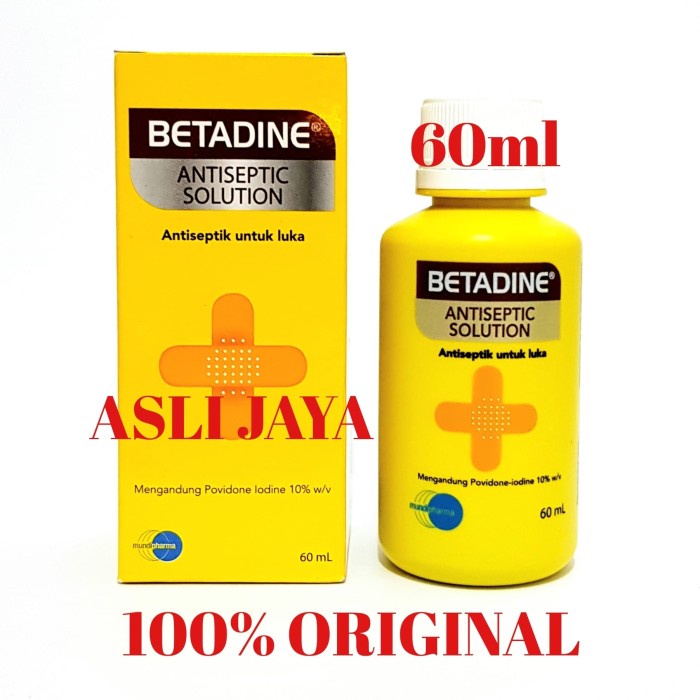 BETADINE 60ML - ANTISEPTIC UNTUK LUKA BERKASIAT