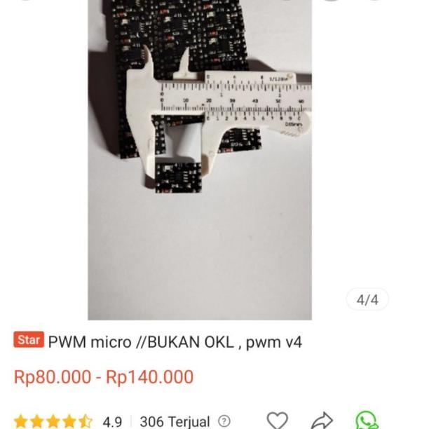 Dijamin Miring harga.. chip pwm micro // BUKAN CHIP OKL, PWM V4