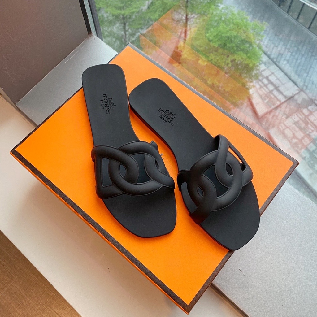 Herm~new pig nose jelly shoes slippers