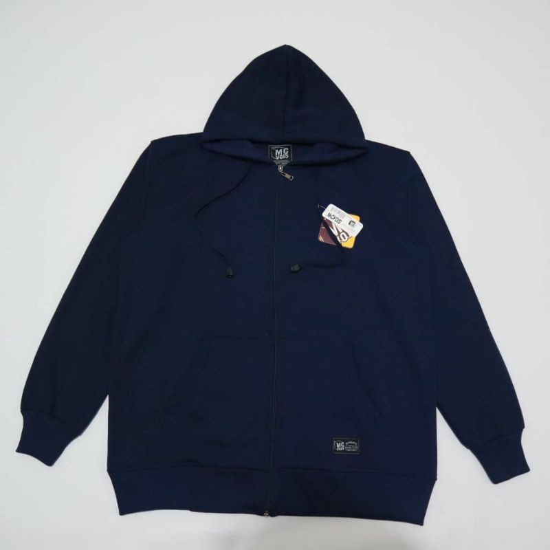 Sweater Hoodie Zipper Mcvois Navy Premium Distro