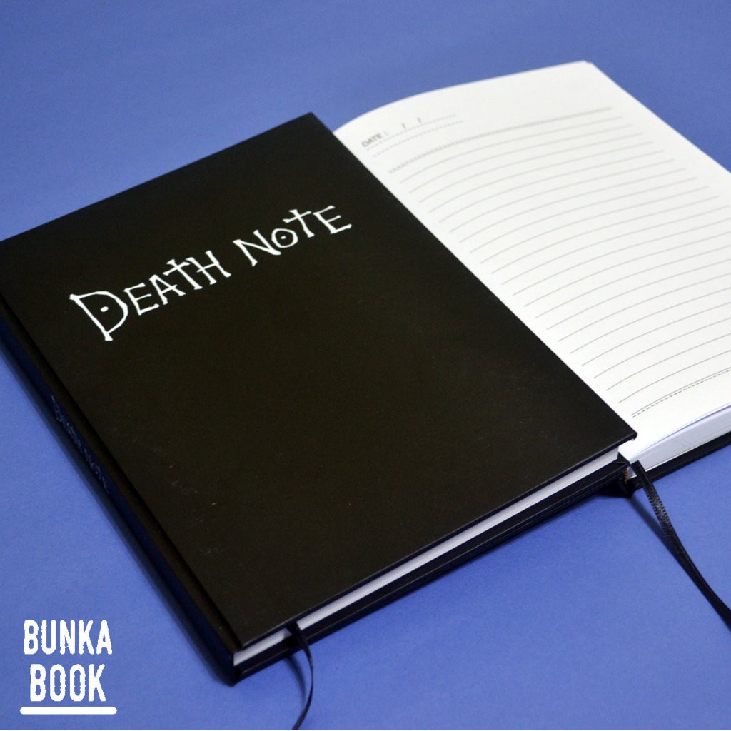 

Note Book Hardcover Anime Death Note Kertas Bergaris Ukuran A5 Buku Tulis Catatan Agenda Planner Notebook Gift Couple