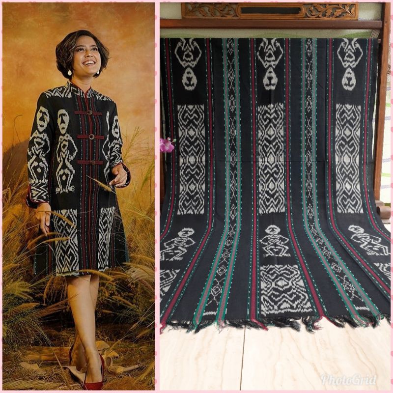 KAIN BATIK TENUN MURAH ASLI JEPARA MOTIF TENGKORAK