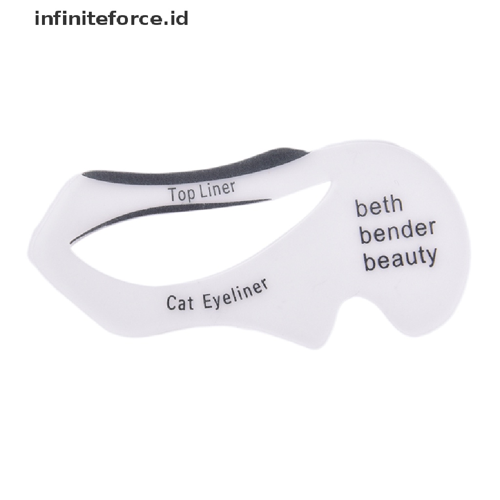 Infiniteforce.id Kartu Cetakan Eyeliner / Eyebrow / Eyeshadow Untuk Makeup / Kosmetik Wanita