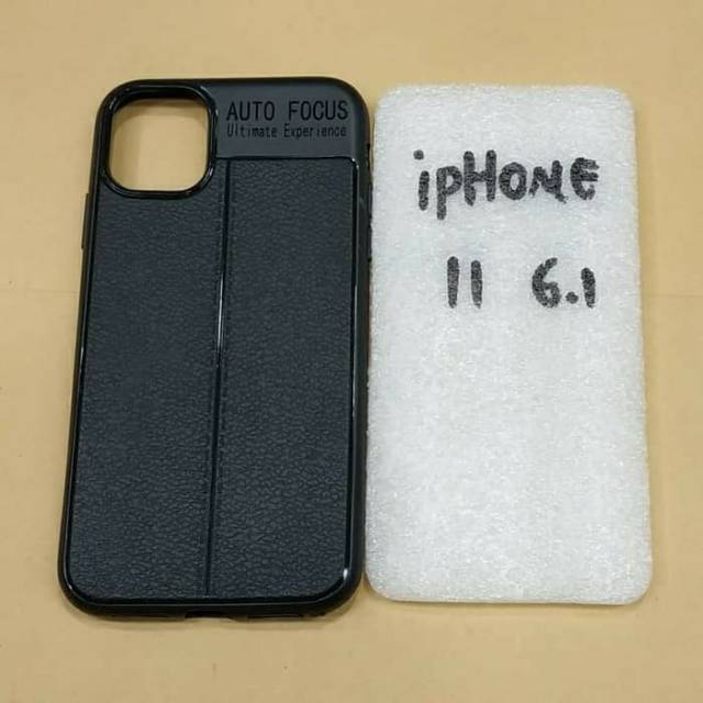 auto focus IPHONE 11 6.1 in silikon karet hitam soft case mantap