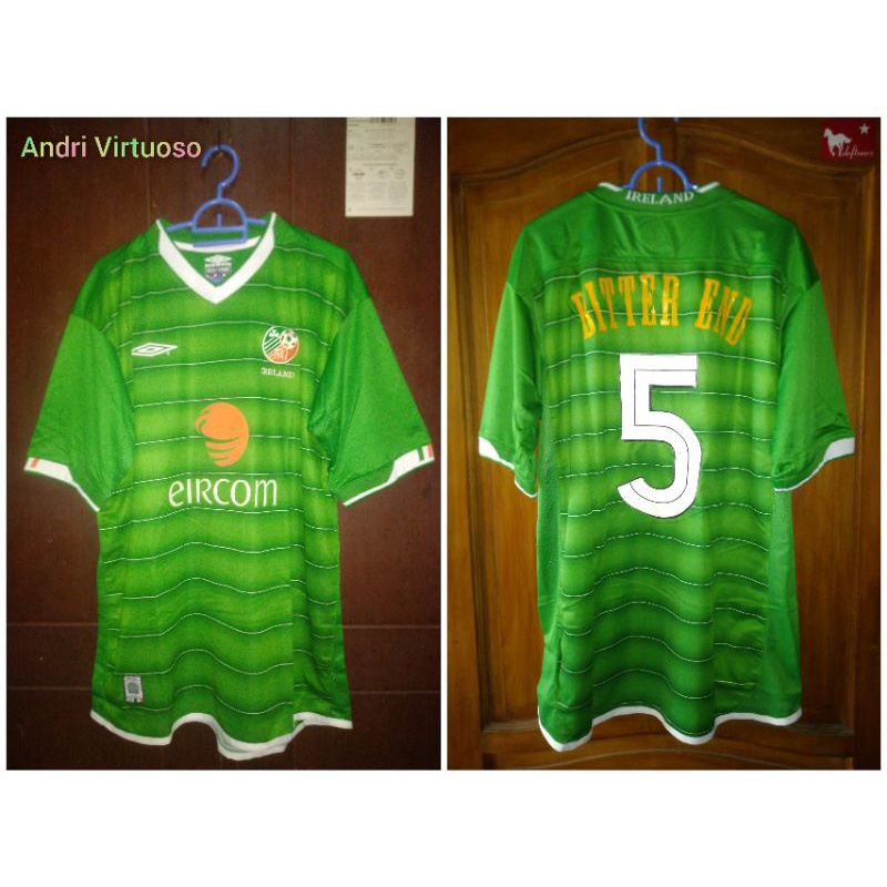 JERSEY RETRO UMBRO IRLANDIA/IRELAND HOME 2003-2004 ORIGINAL
