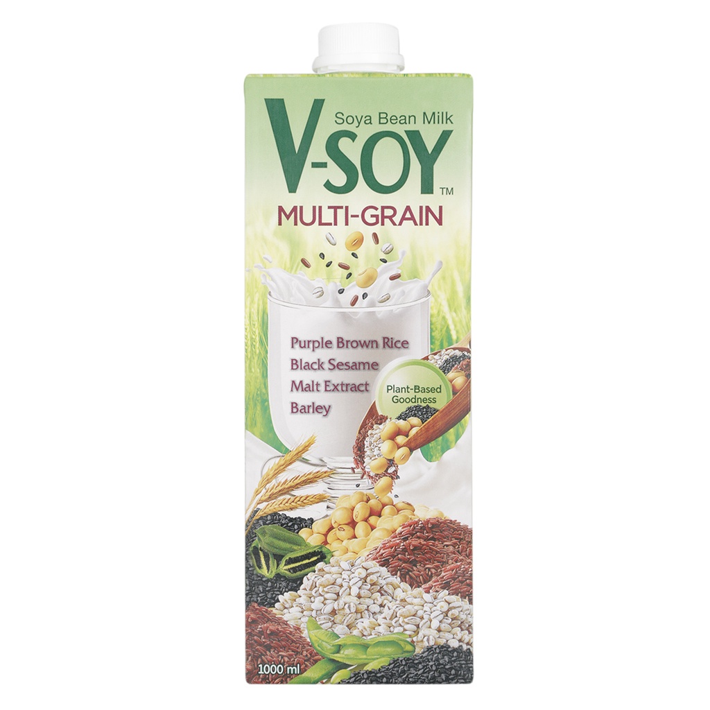 

V-Soy Multi Grain / Susu Kedelai V - Soy 1 Ltr