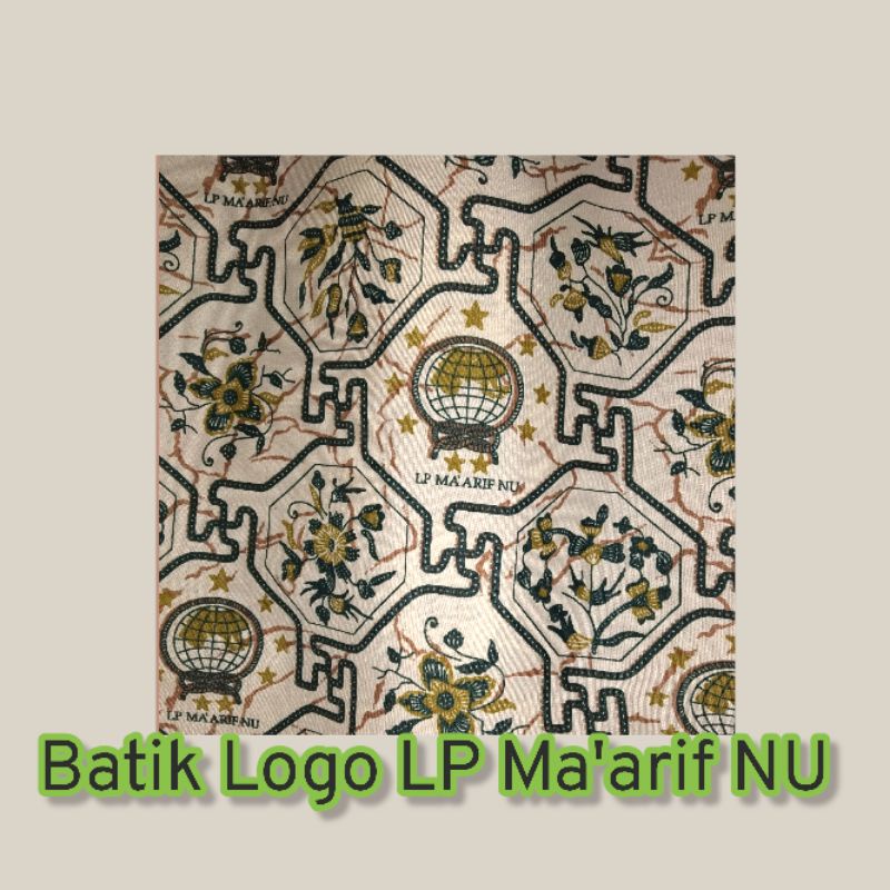 Batik logo LP Ma'arif Nahdlatul Ulama NU