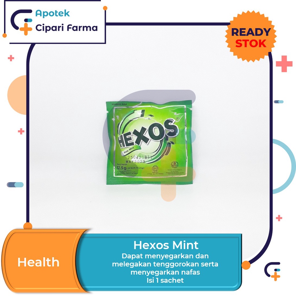

Hexos Permen Mint Pelega Tenggorokan ALL Variant