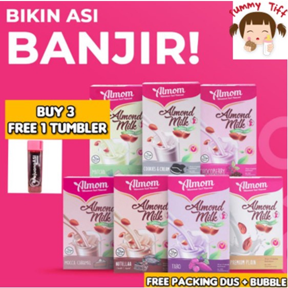 BEST SELLER Almom Booster Milk Powder Yummy Pelancar ASI Booster / almonde / kukimond Asi Booster lemom booster tea halal