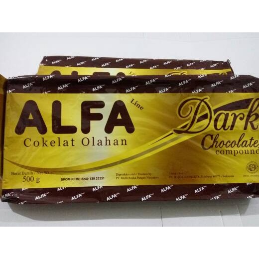 

Alfa Dark Compound| coklat batang Alfa 500gr