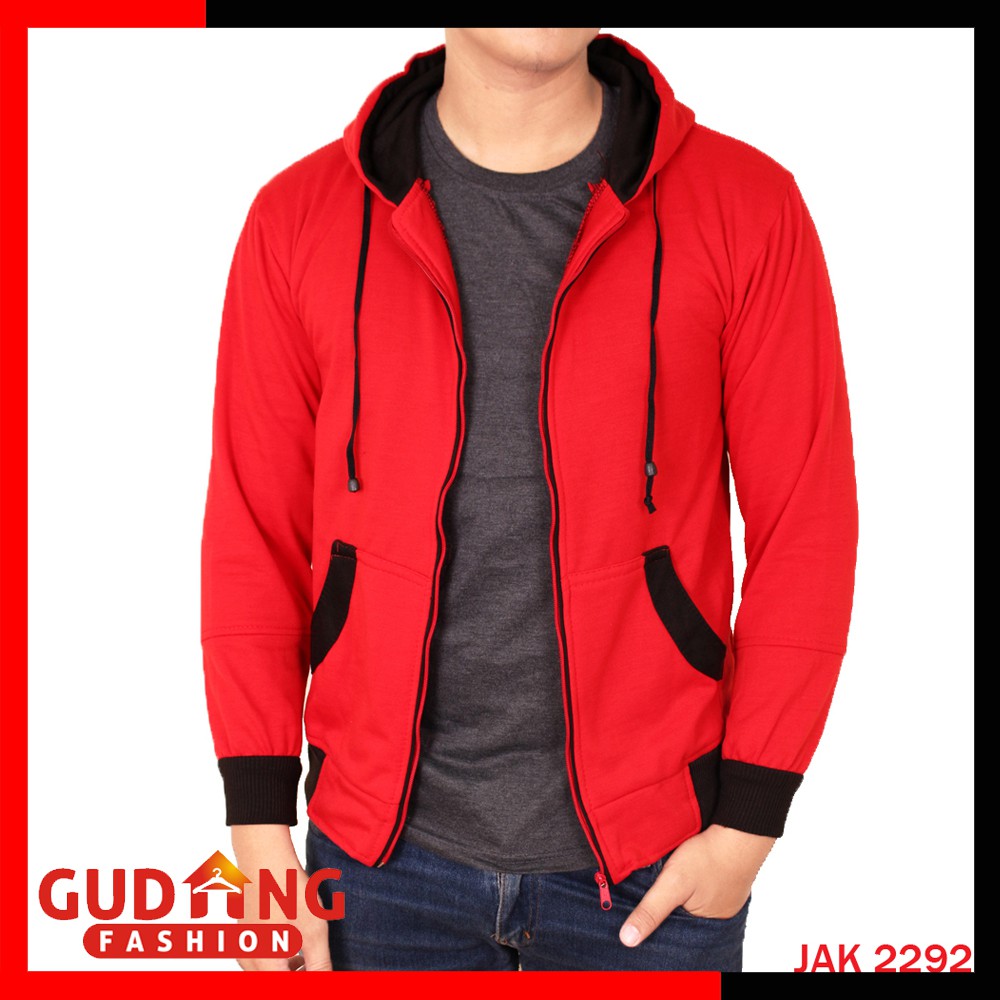 Jaket Casual Pria Fleece Hoodie JAK 2292