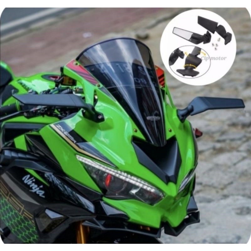 Spion FAIRING ZX10 R ZX10R R15 V3 R25 CB CBR 250RR NMAX PCX XMAX ZX25R
