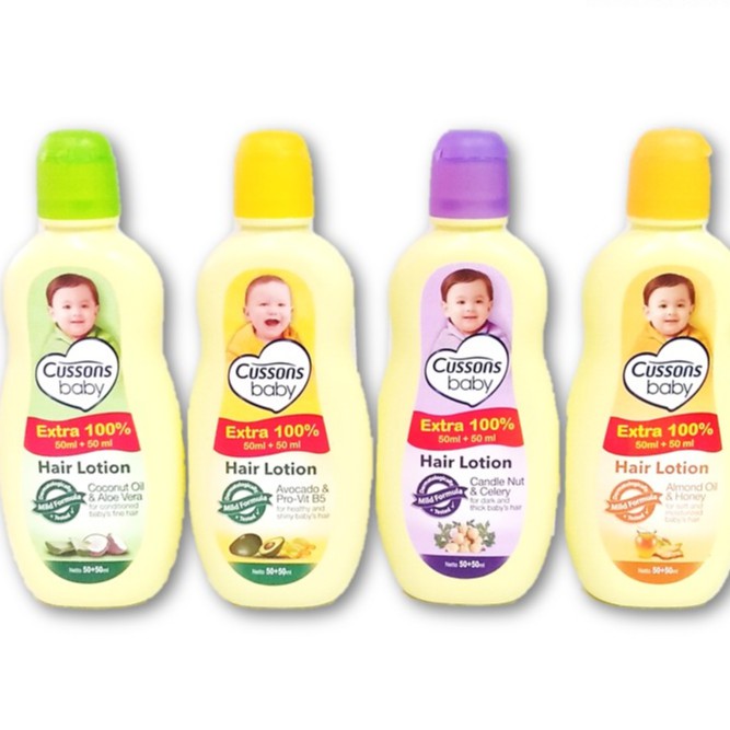 *ON SALE* Cussons Cusson Baby Hair Lotion 50+50ml 50+50 ml / 100+100ml 100+100 / 200ml - Lotion Rambut Bayi