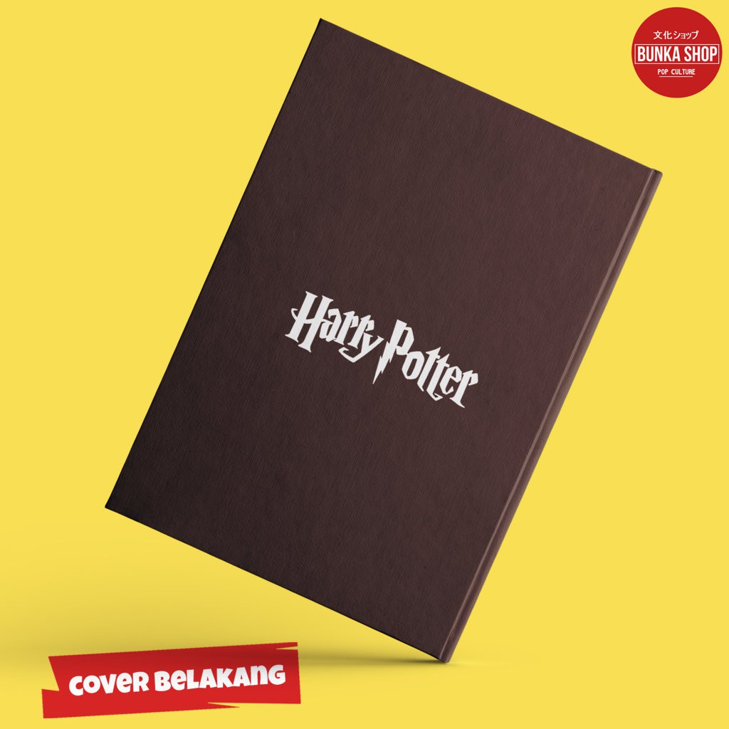 

Terlaris ✨ - Notebook Harry Potter Hogwarts Logo Hardcover A5 Buku Tulis Catatan Note Agenda Planner3.1.23