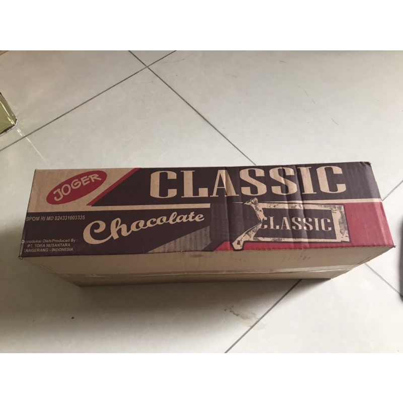 

[PER KARTON] CLASSIC CHOCOLATE JOGER TERMURAH COKLAT BATANG JAJANAN SNACKY MEDAN