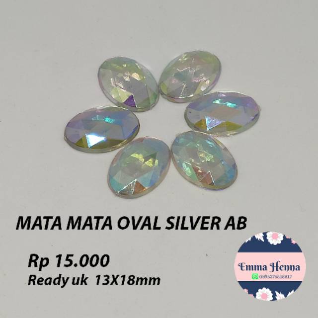 Mata mata oval silver