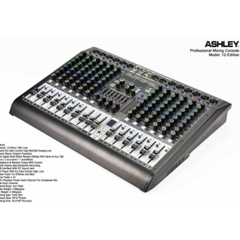 Mixer Audio ASHLEY LM6 6CH USB-BLUETOOTH-SOUND CARD ORIGINAL