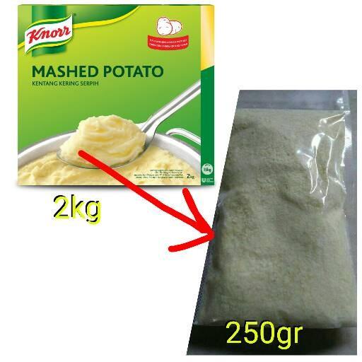 

Tepung | Mashed Potato+Tepung Kentang Knorr 250Gr+Terbuat Dari Kentang Asli