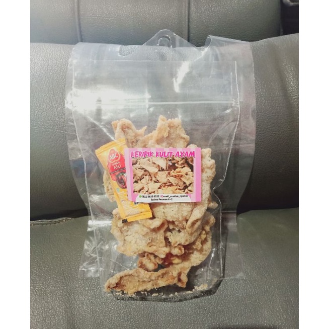 

keripik kulit ayam 120gr/pouch