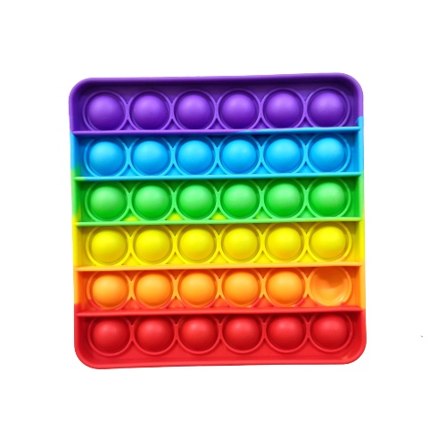 Pop it fidget toy Rainbow-Square