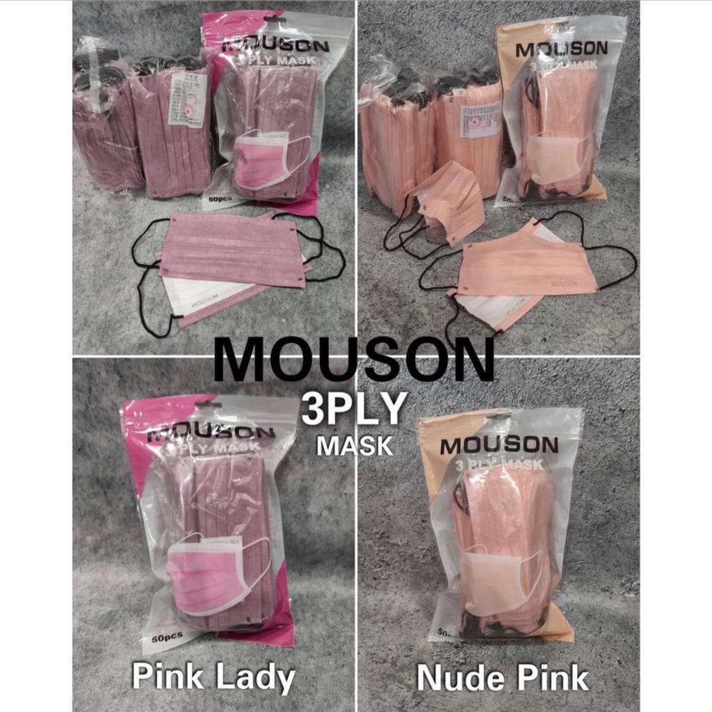 MASKER EARLOOP MOUSON 3 PLY ISI 50 PCS