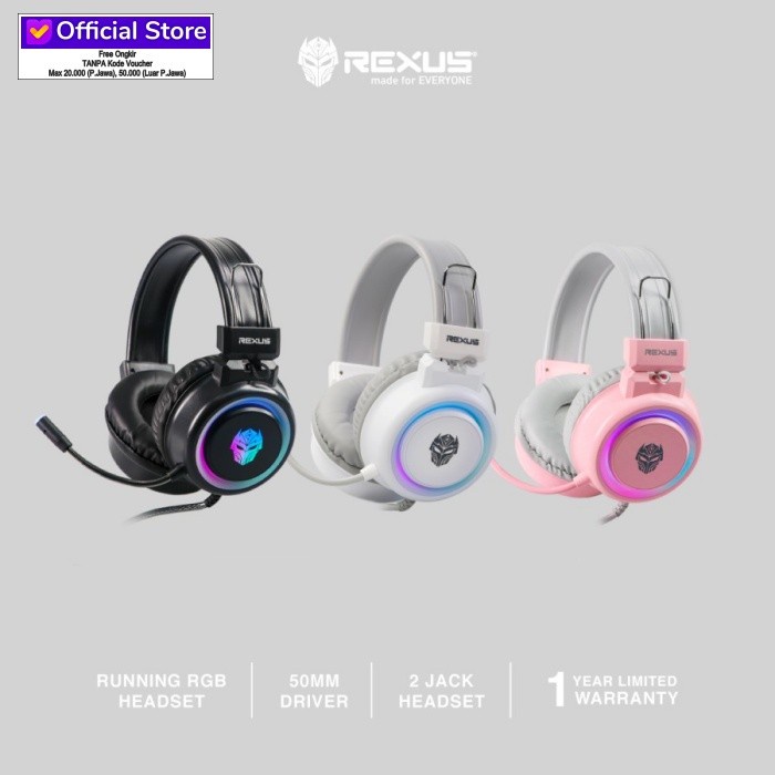 HEADSET GAMING REXUS VONIX F30