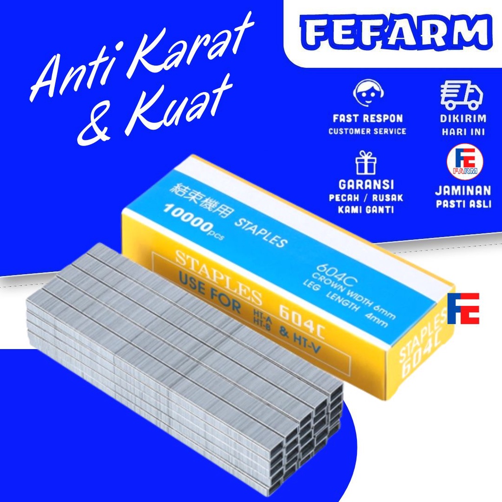 Staples Tapetool Isi Ulang Atau Refil Staples FEFARM