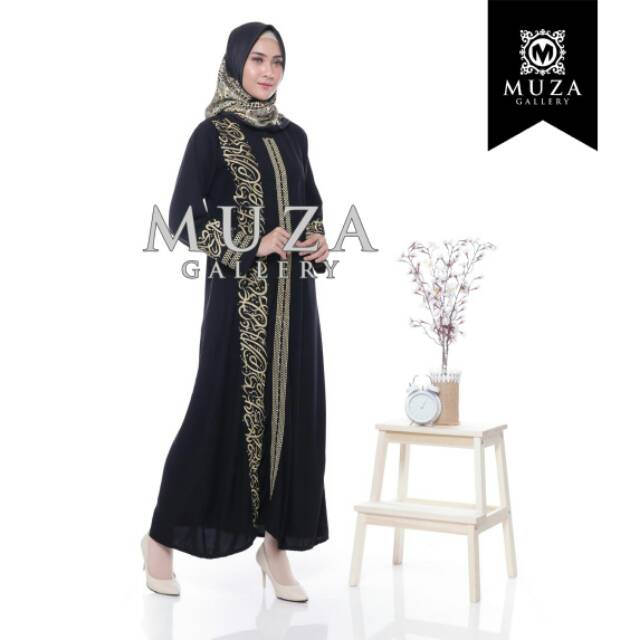 MUZA ABAYA HITAM ABAYA TURKEY DANIA