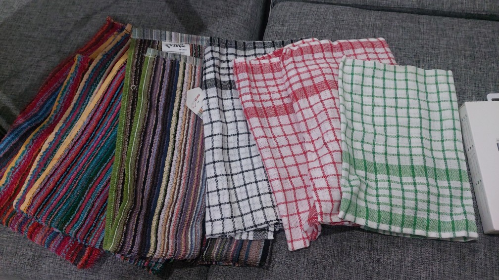 3pc Kain Lap Kotak Serbet /lap Piring/ Lap Dapur Serbaguna