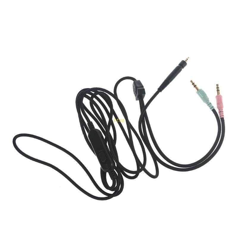 Btsg Kabel Extension Headphone Gaming Panjang 2M Bisa Dilepas Noise Canceling Untuk G4ME ONE ZERO 373D GSP 35